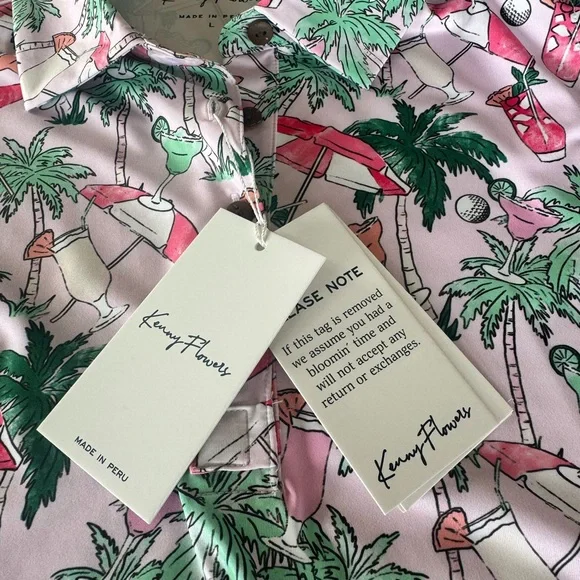 NWT Kenny Flowers, The Masters of Leisure, ladies sleeveless golf polo size L - Picture 5 of 6